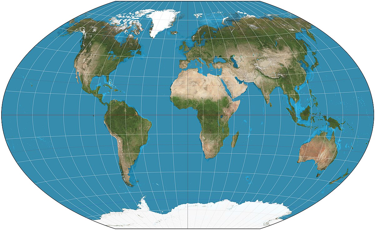 (b) 世界地图绘制。